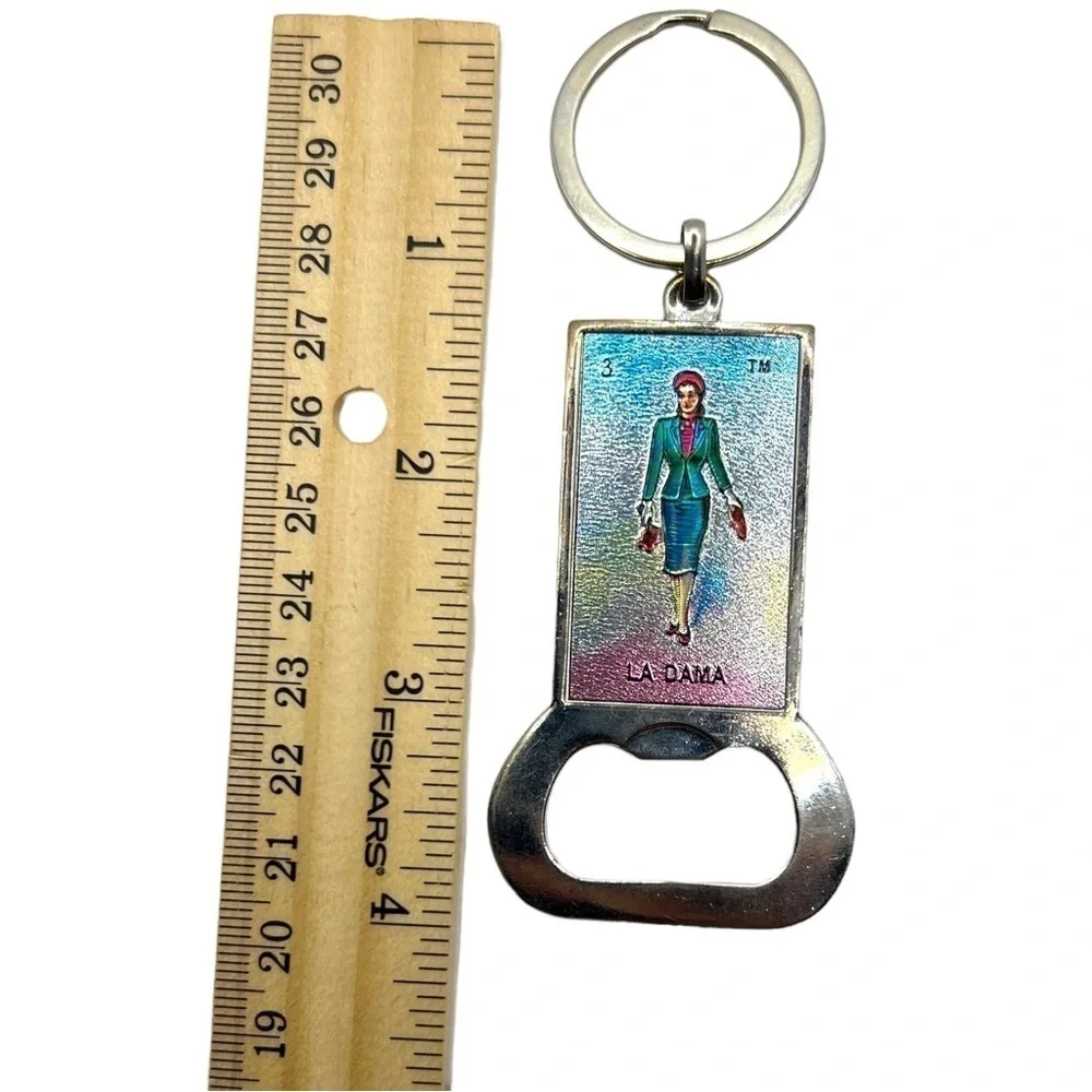 LA DAMA Mexican Bottle Opener Keychain
